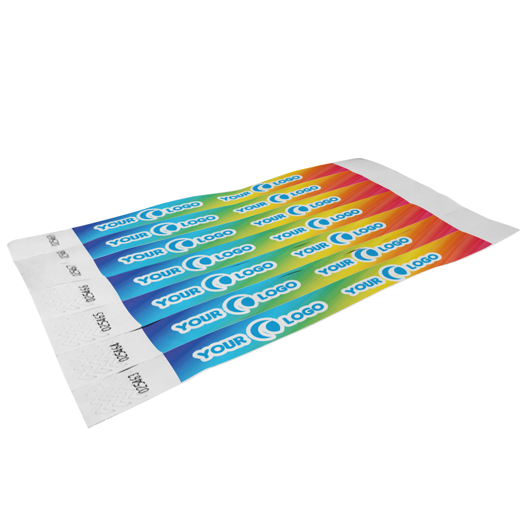 1 full color tyvek karszalag olcsón